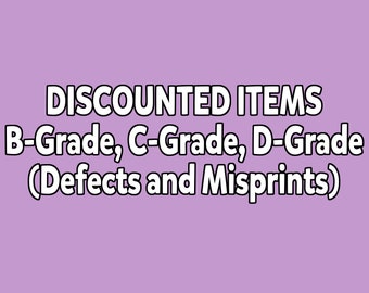 DISCOUNTED ITEMS - Defective or Misprints, Discount Keychains and More