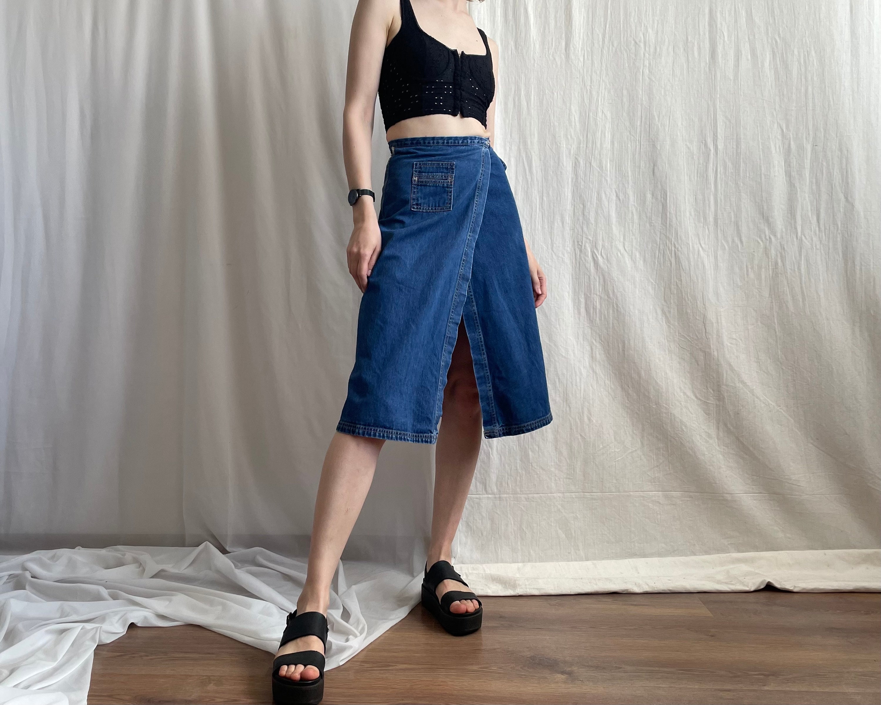 Faldas Bershka Punto Roma Faldas Verano 2021 Pantalon Capri Con