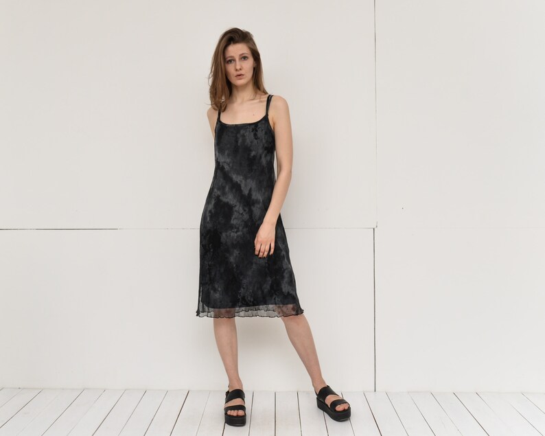spaghetti strap midi dress