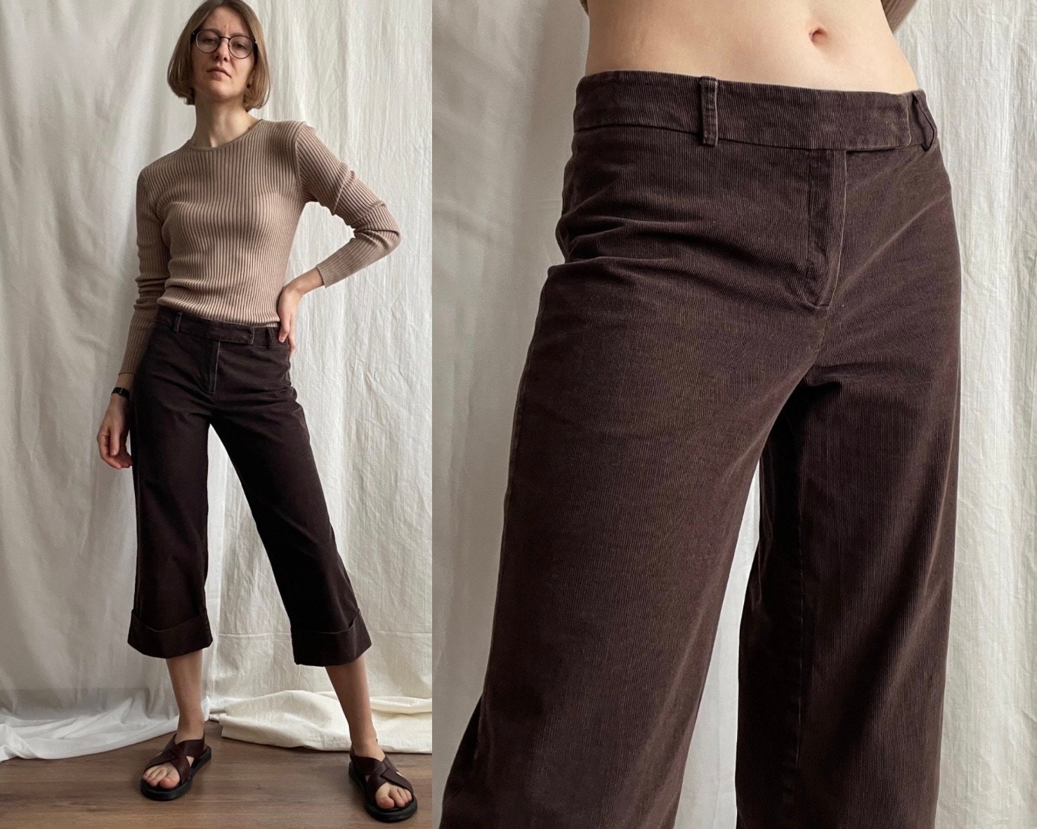 Women's Essential Basic Cotton Spandex Stretch Below Knee Length