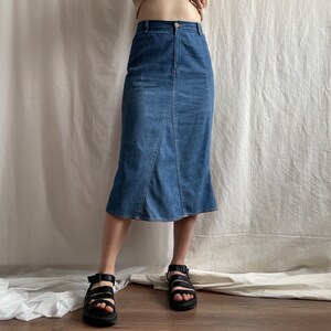 Denim pencil skirt best sale uk
