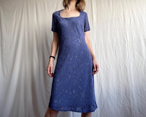 princess polly baby blue dress Velvet Floral Burnout Bustier Midi Dress