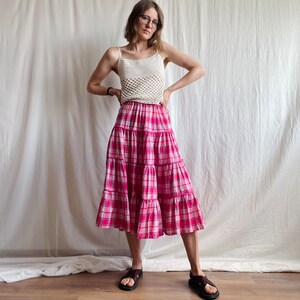 70s Tiered Skirt Etsy