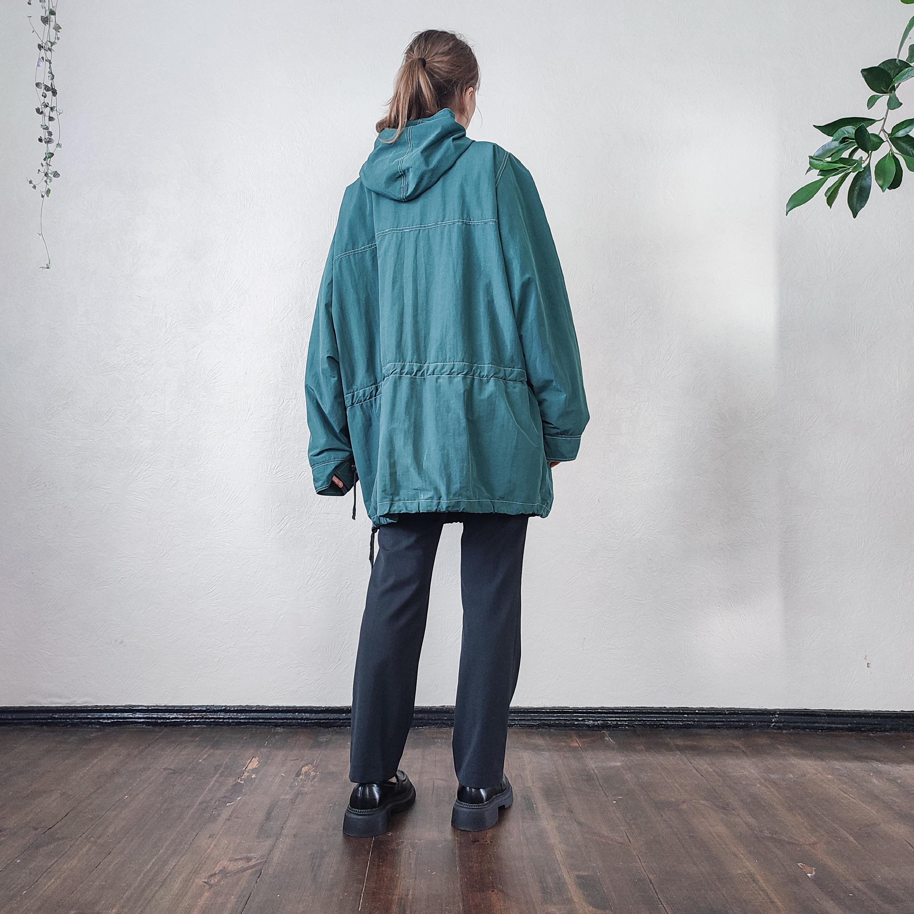 90s Radride Pullover Snowboarding Jacket - Vintage Dark Teal