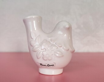 Vintage Small Bird Shaped Vase - Rosa Ljung