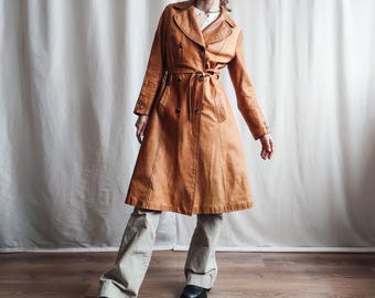ラストお値下げ！ VINTAGE BI COLOR OVER MIDI COAT ラストお値下げ！ VINTAGE BI COLOR OVER MIDI COAT