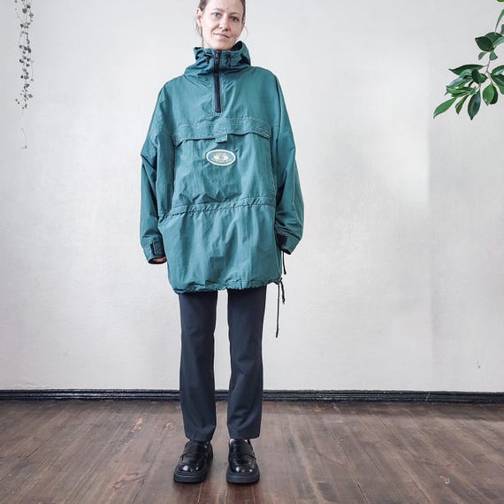 90s Radride Pullover Snowboarding Jacket - Vintage Dark Teal