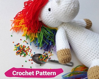 Unicorn Crochet Amigurumi PDF Pattern