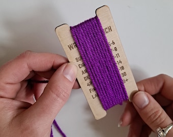 Wraps Per Inch Tool - Yarn weight measure