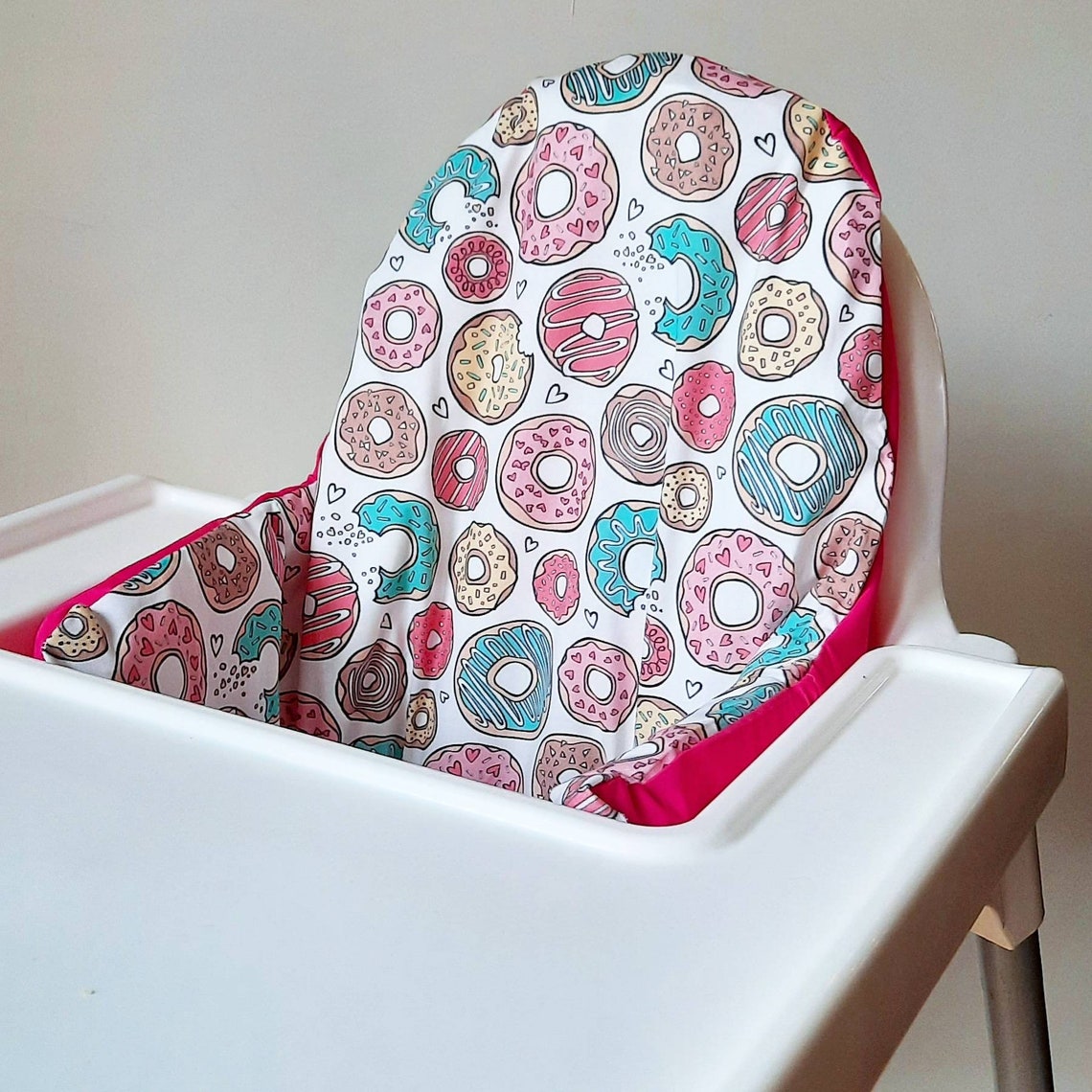 Donut doughnut antilop Ikea high chair cushion cover for Etsy