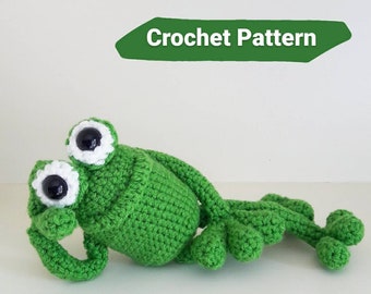 Crochet Frog Cute Amigurumi Pattern
