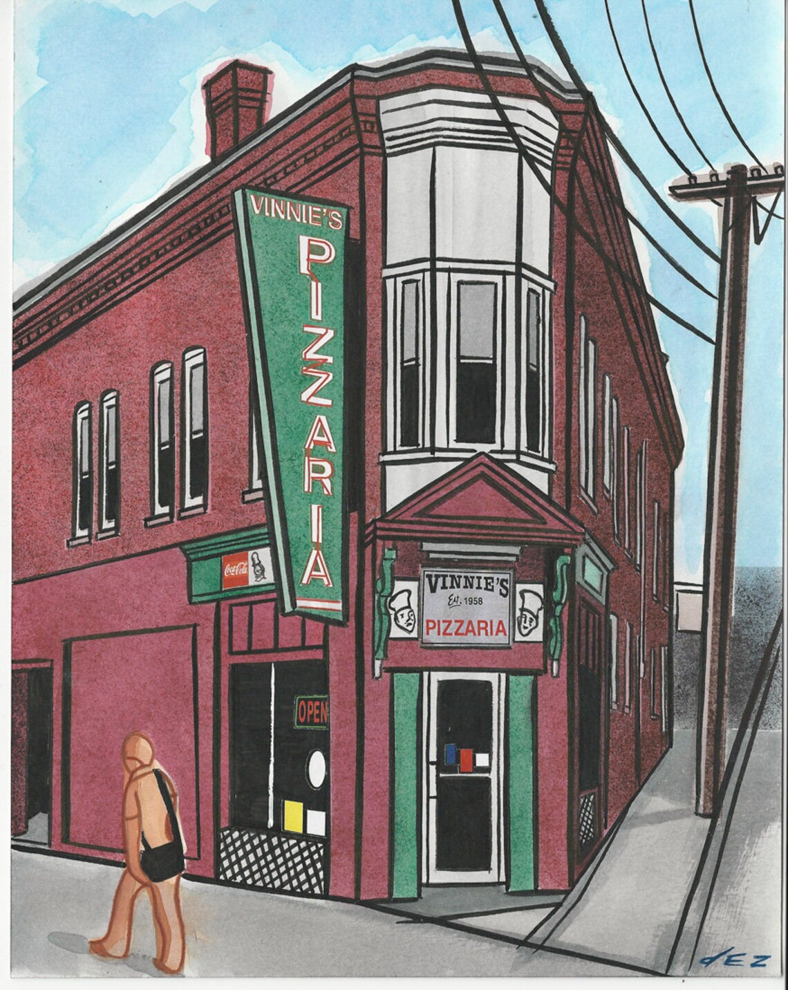 Vinnie's pizzaria concord nh Etsy