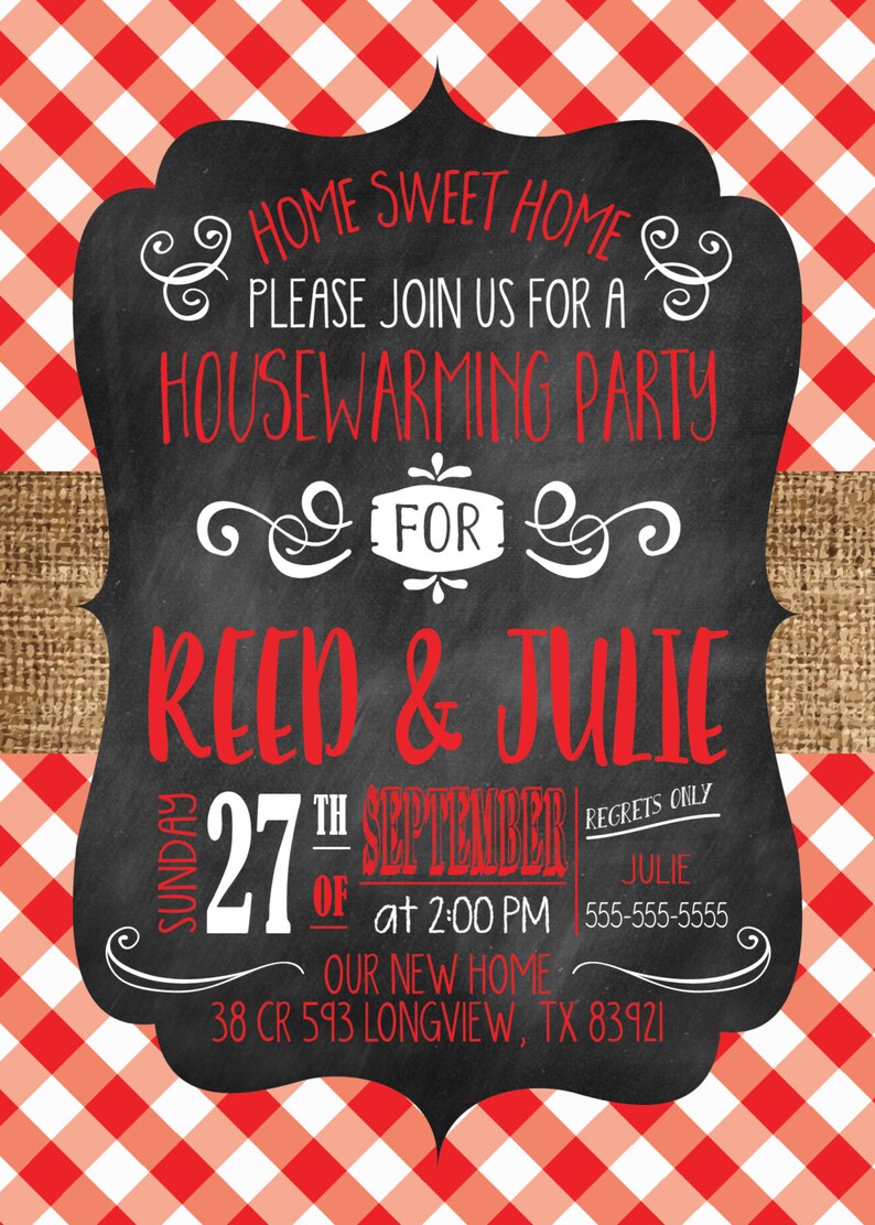 Any Color Our New HOME Sweet Home HOUSEWARMING PARTY Shower Etsy