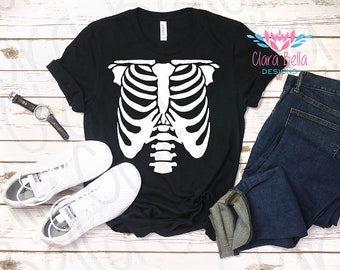 Bones tshirt | Etsy