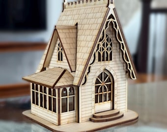 Garden Home Laser Cut Files - Digital Download (SVG, PDF, Ai, DXF, eps)