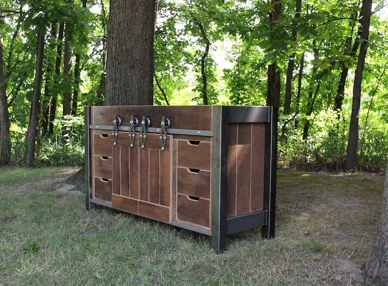 Rustic Industrial Vanity Reclaimed Barn Wood Vanity Etsy
