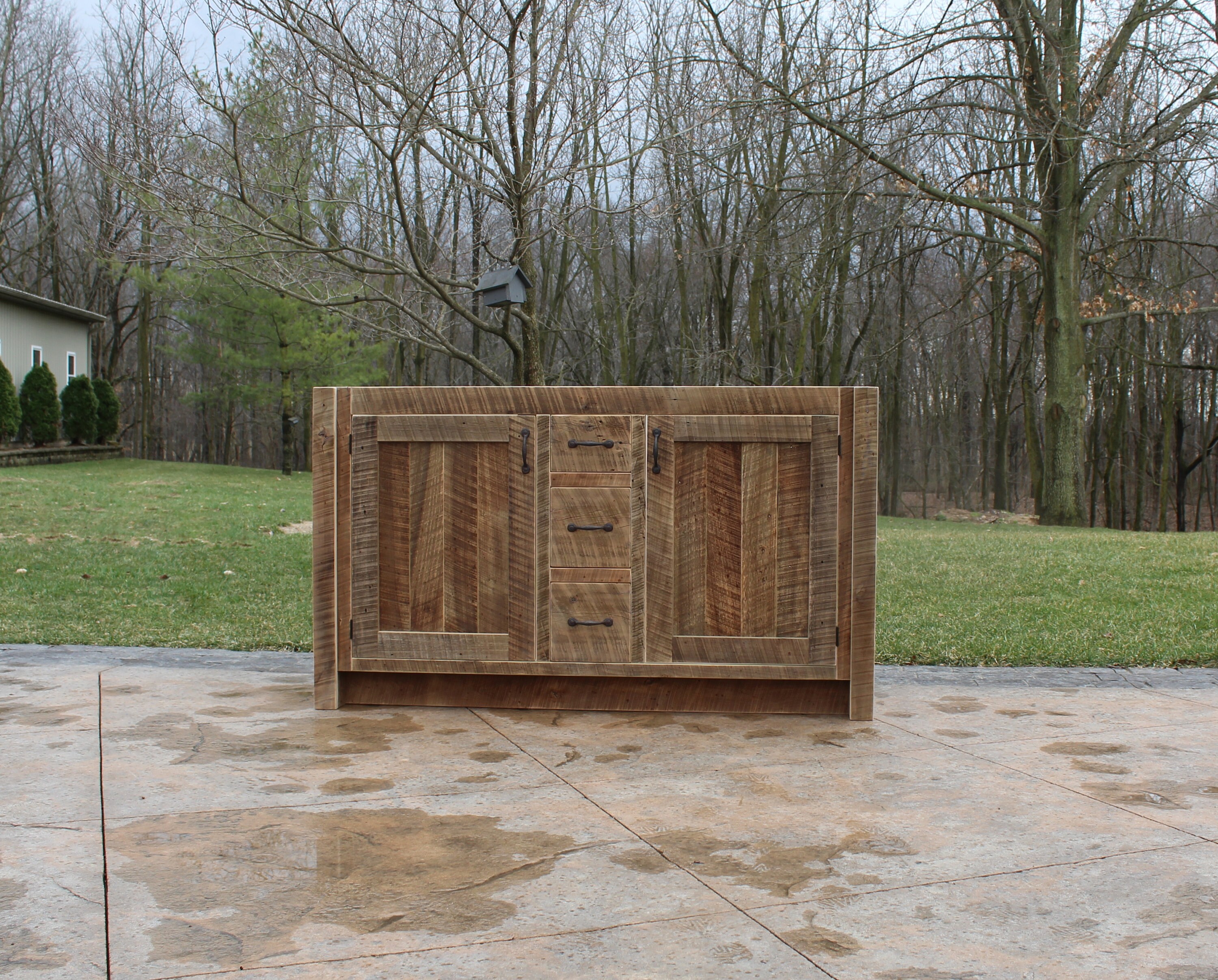 Handmade Rustic Bathroom Vanity (60