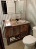 Rustic Bathroom Vanity (42') - Reclaimed Barn Wood w/Barn Tin #6166 