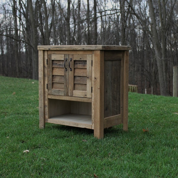 Rustic Bathroom Vanity - Etsy