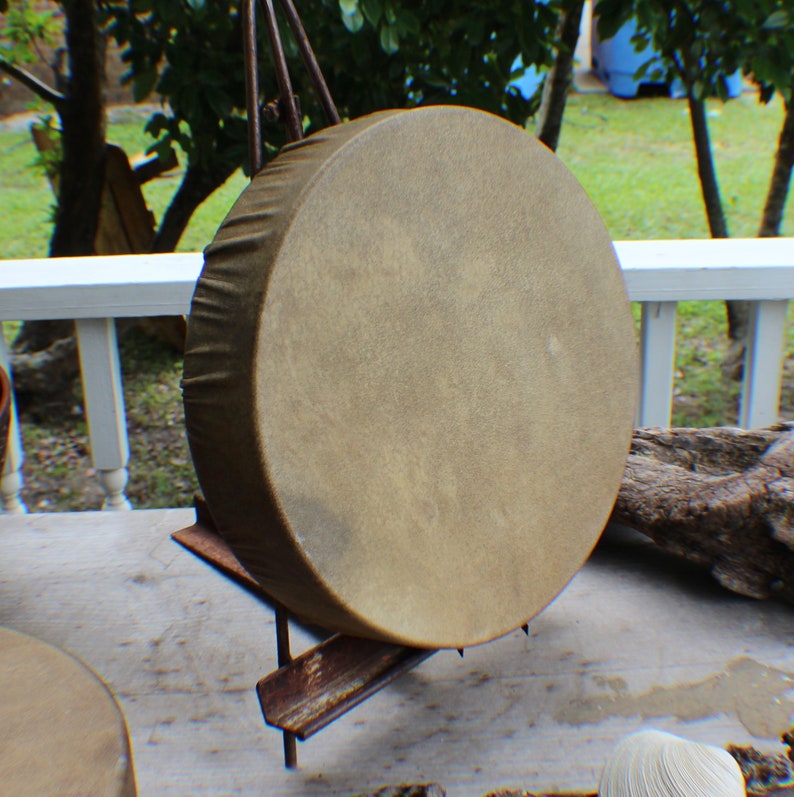 14 American Buffalo Hide Hand Drum Native American Made Etsy