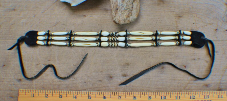 Native Choker w Dalmatian Jasper Cherokee made William Lattie comes w Certificate of Authenticity FREE US SHIPPING
