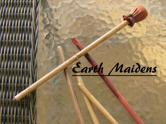 Native American Drum Beater 14/" length Cherokee made William Lattie Cert of Auth