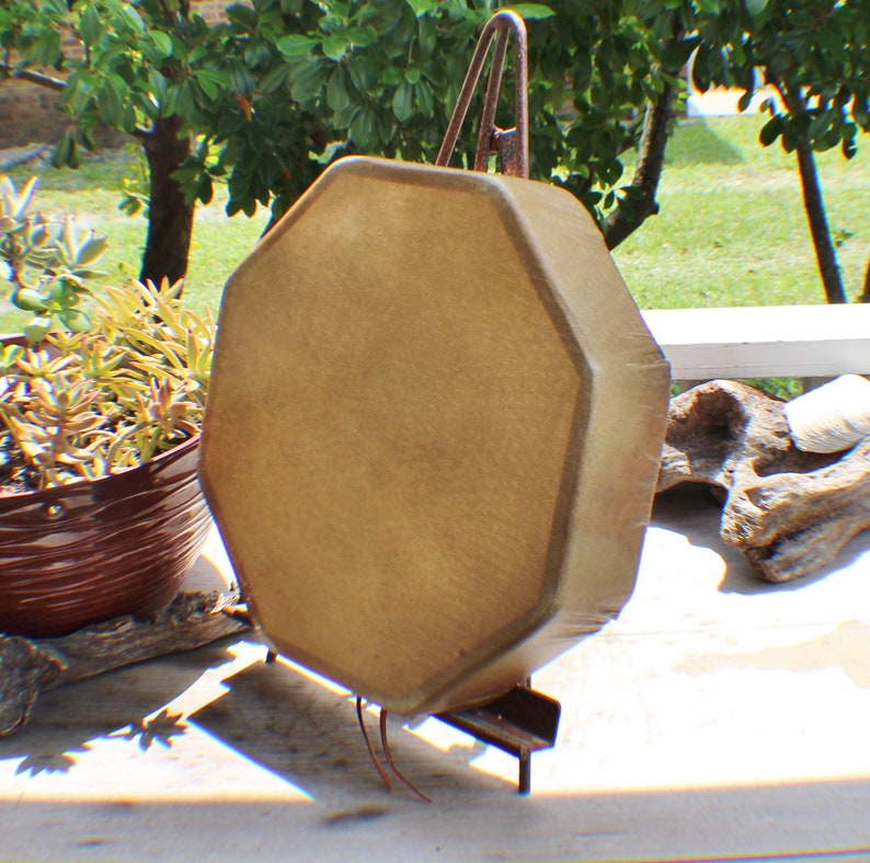 13 Elk Hide Hand Drum Native American Made William Etsy