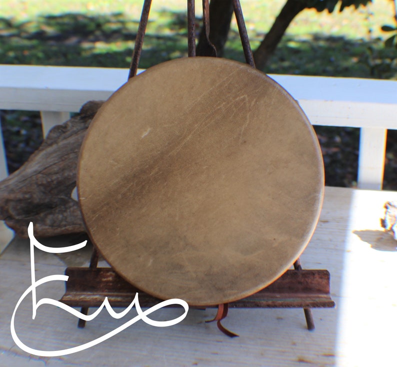 10 Elk Hide Hand Drum Native American Made William Etsy