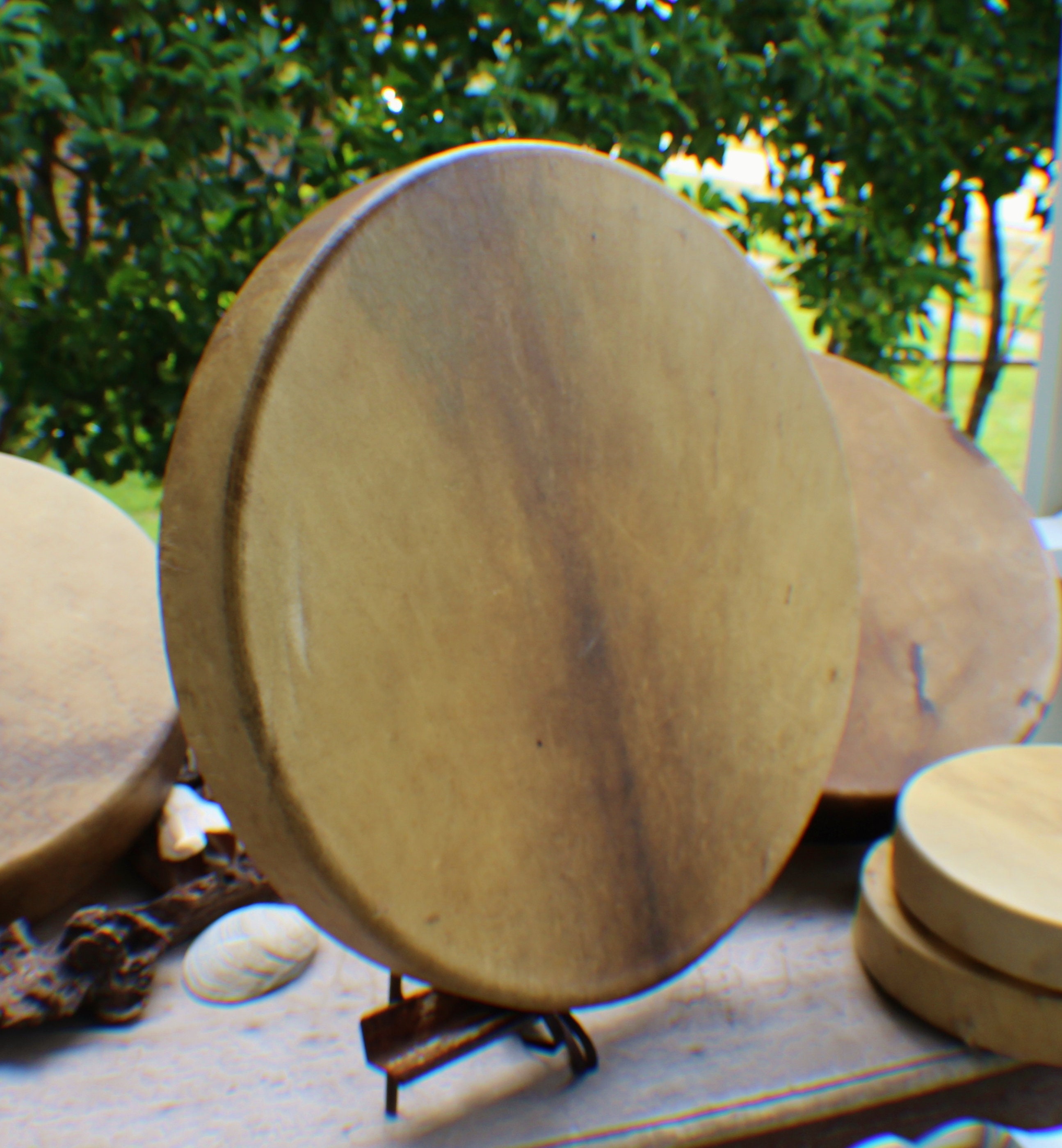 20 Elk Hide Hand Drum Native American Made William Etsy