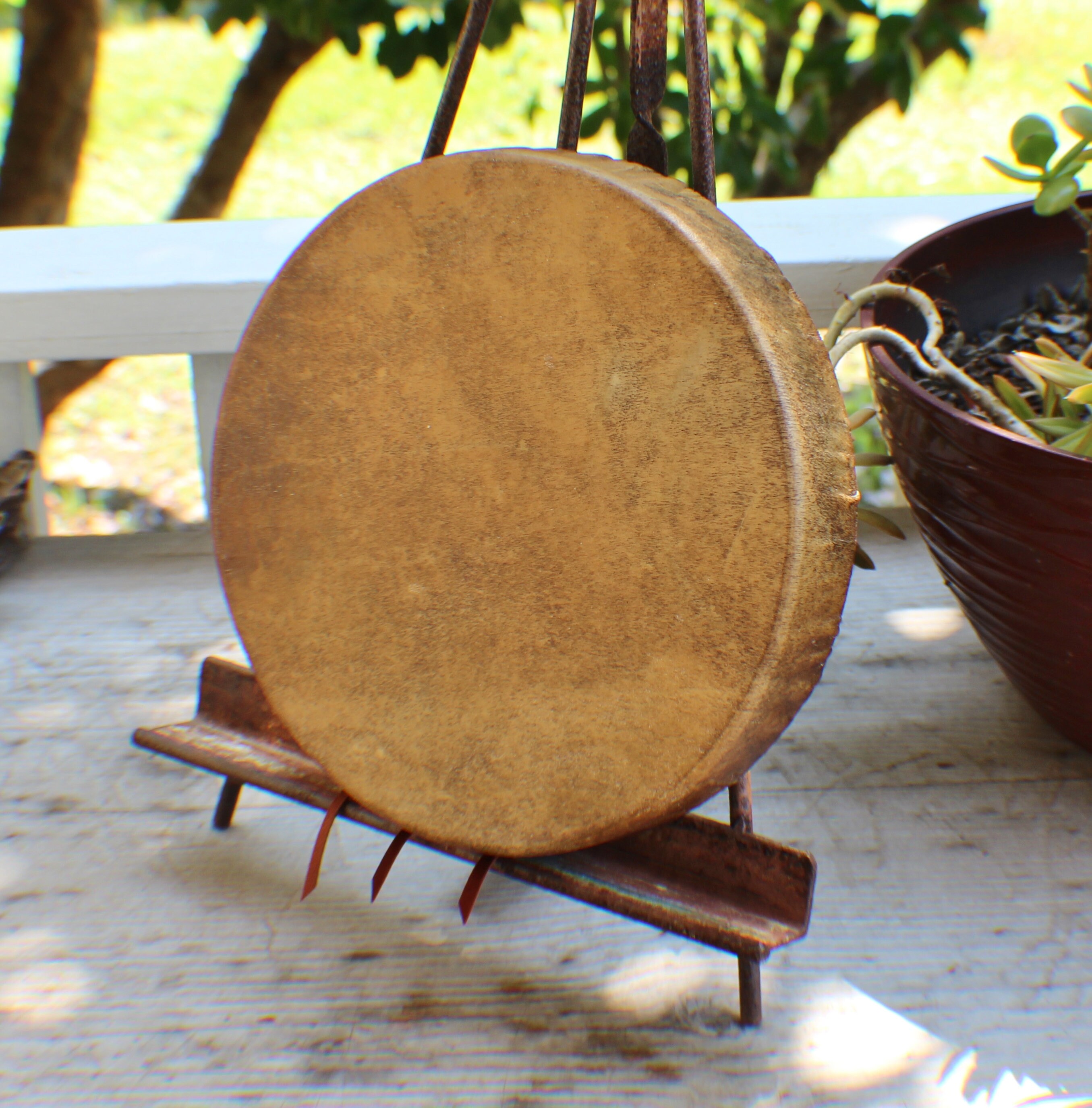 10 Elk Hide Hand Drum Native American Made William Etsy