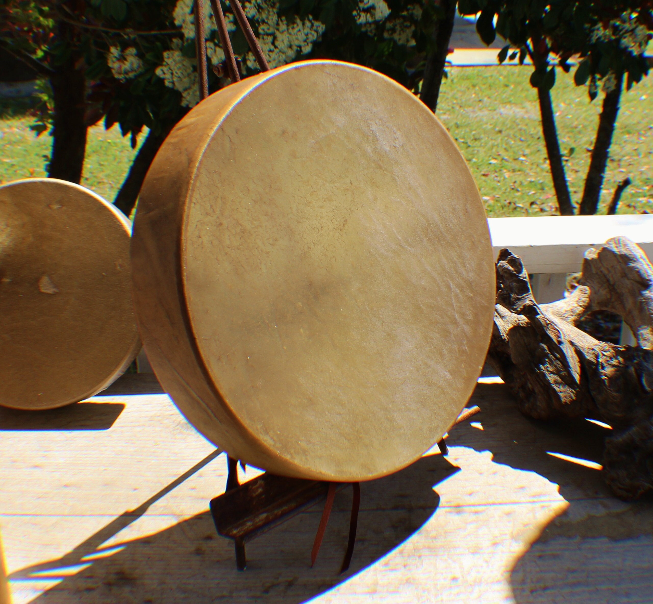 14 Elk Hide Hand Drum Native American Made William Etsy