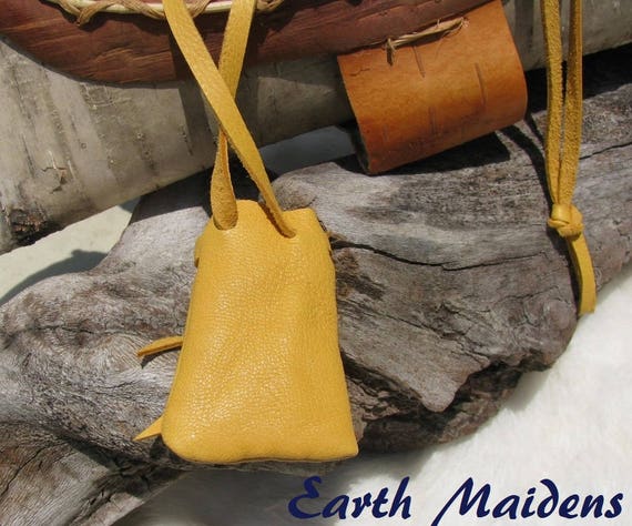 Native American Made Medicine Bag Size 2 3/4
