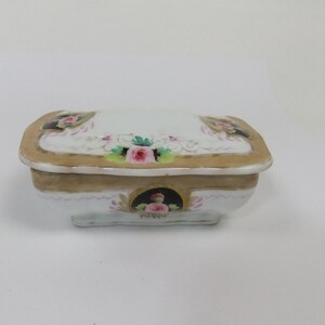 Vintage Porcelain Trinket Box