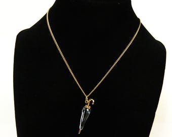 Swarovski Crystal Umbrella Pendant Necklace