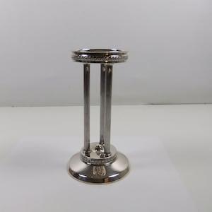 Gottlieb Kurz German 800 Silver Pedestal Stand Candle Holder