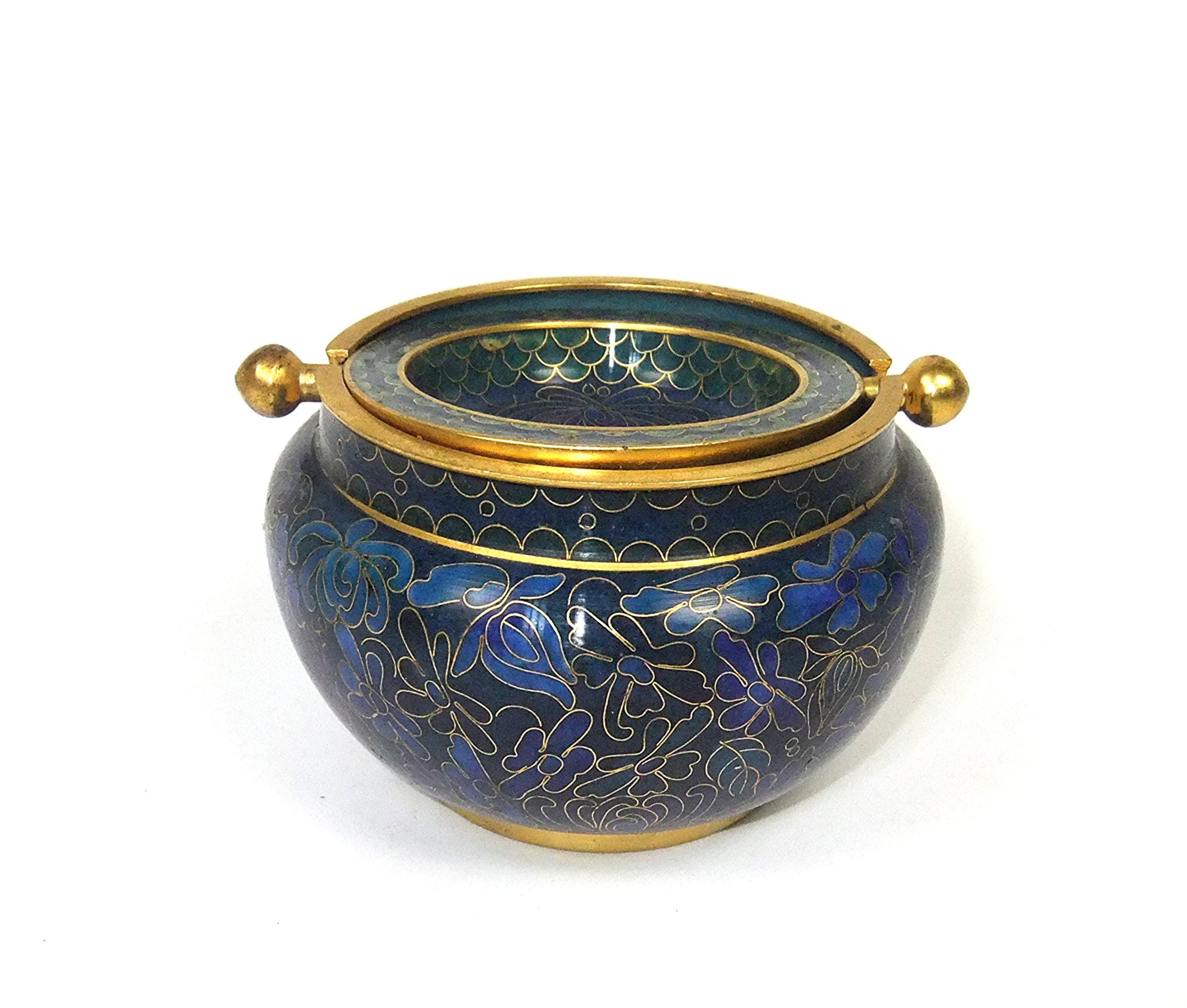 Vintage Flip Top Ashtray - Etsy