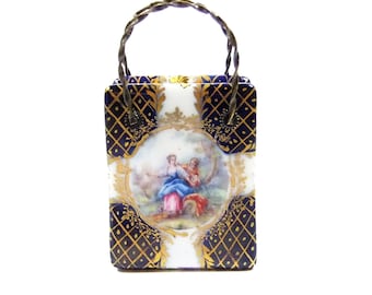 German Porcelain Trinket Box