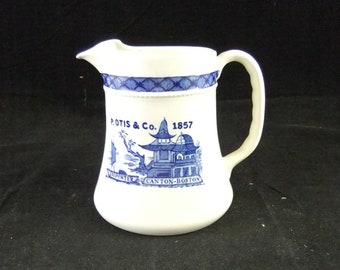 P. Otis & Co Canton-Boston Importers Royal Crownford Ironstone Staffordshire Tea Set Jug