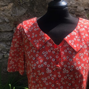 Abito Birdie // Abito stile retro con colletto