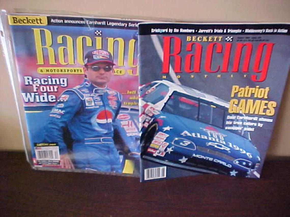 11 Racing Magazines Dale Earnhardt Beckett NasCar Winston | Etsy