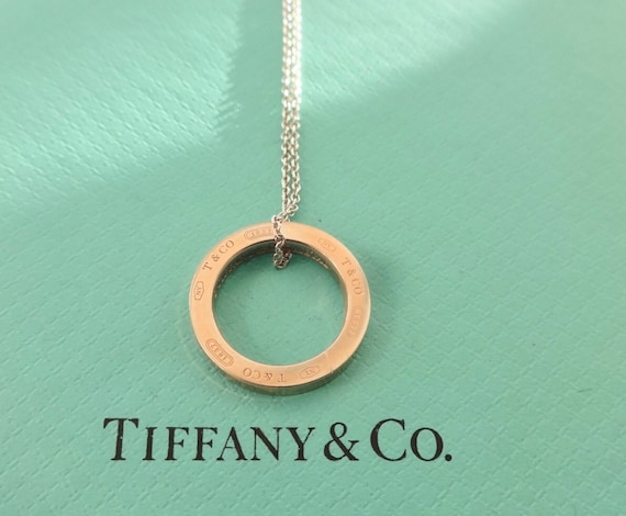 Tiffany & Co. Sterling Silver 1837 Round Padlock Pendant 