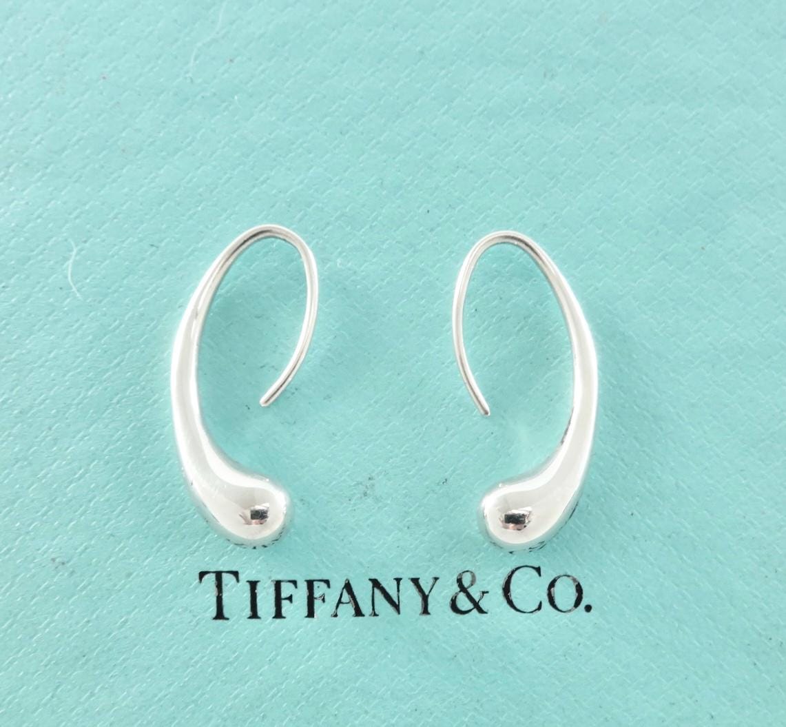 Elsa Peretti Teardrop Earrings - Etsy
