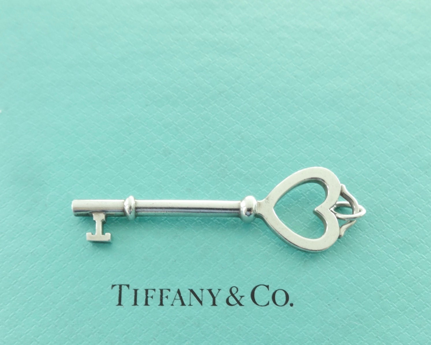 Authentic Tiffany & Co. Heart Key Size Large Sterling Silver Keys  