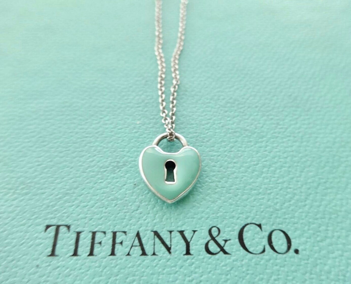 Authentic Tiffany \u0026 Co. Heart Enamel 