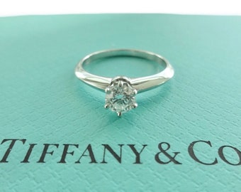 1 Carat Tiffany Ring - Etsy