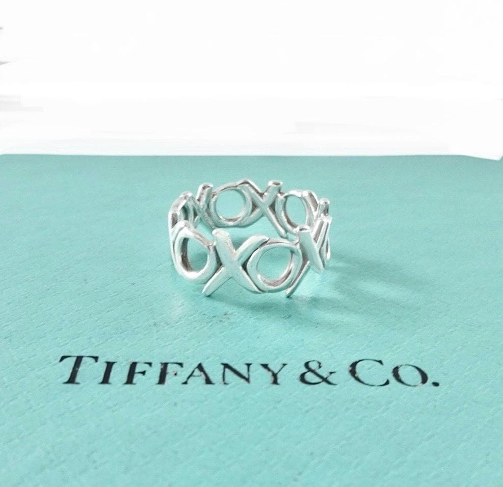 Authentic Tiffany & Co. Paloma Picasso Graffiti Ring Sterling