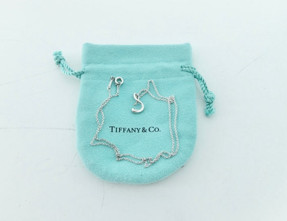 Authentic Tiffany & Co. Elsa Peretti Letter "S" N… - image 8