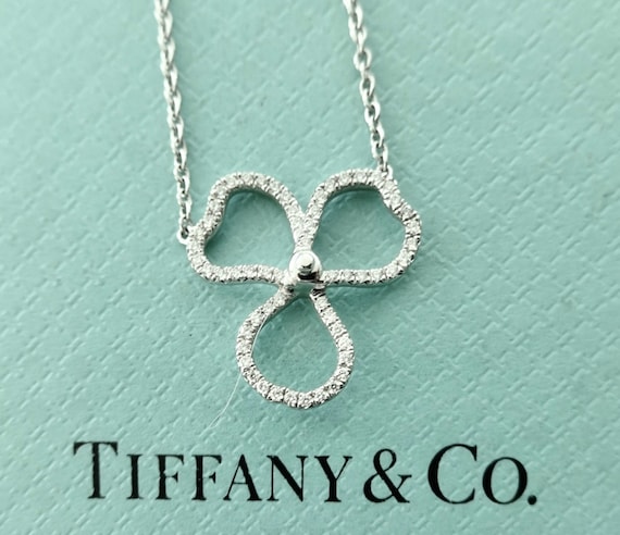 Tiffany & Co. Infinity Platinum Diamond Charm Bracelet Tiffany
