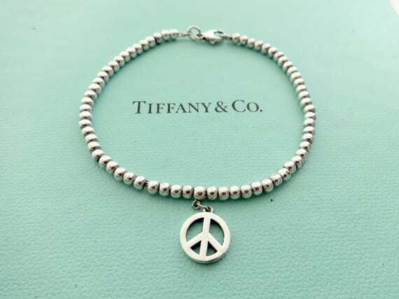 tiffany peace sign bracelet