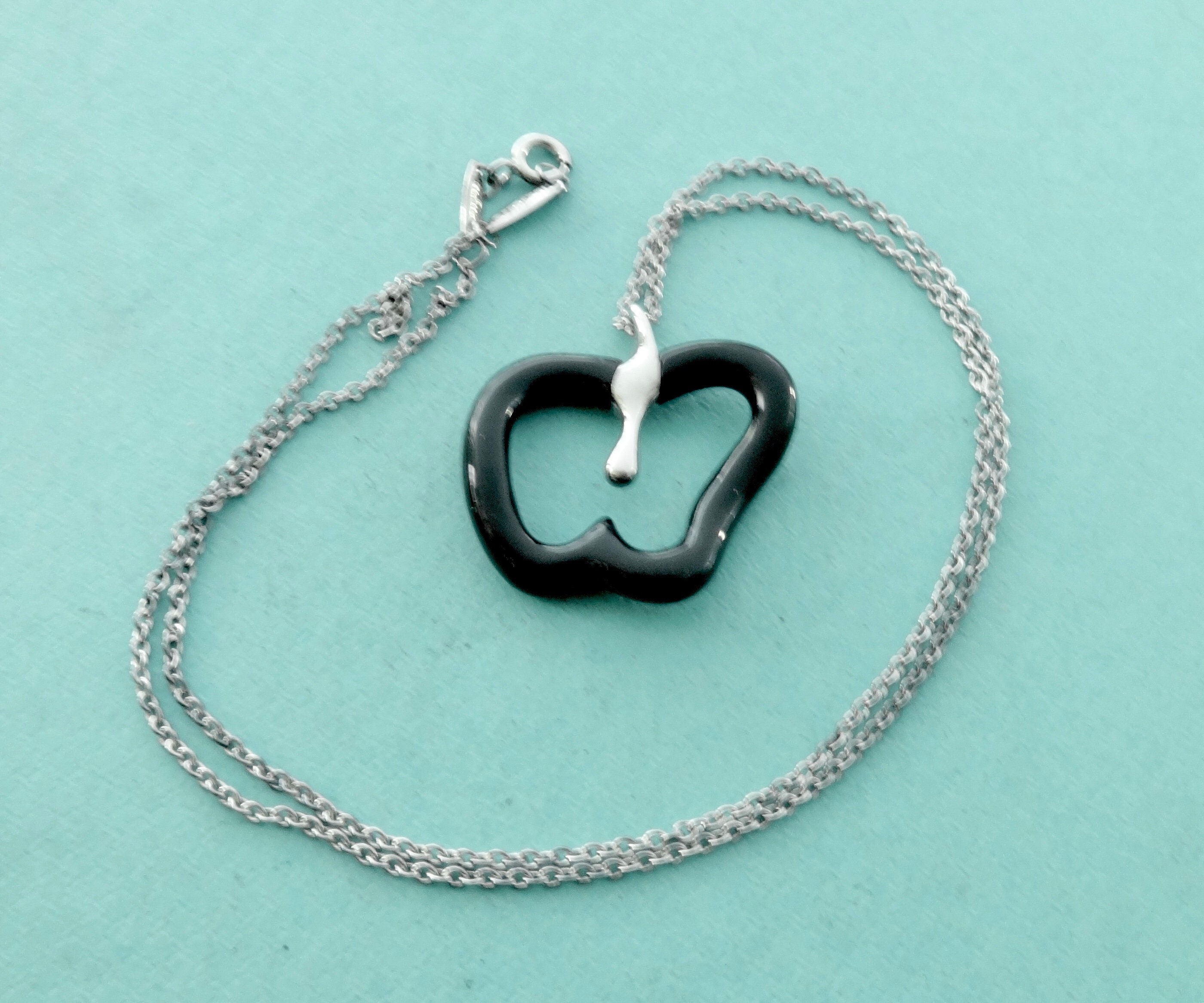 RARE Authentic Tiffany & Co Elsa Peretti Black Jade Large